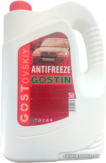 

Антифриз Gostin 808789 (5кг/4.3л, красный)
