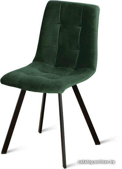 

Стул Aero B222 Dark green VL65 BK (велюр, темно-зеленый)