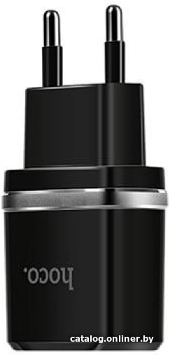 

Сетевое зарядное Hoco C12 microUSB (черный)