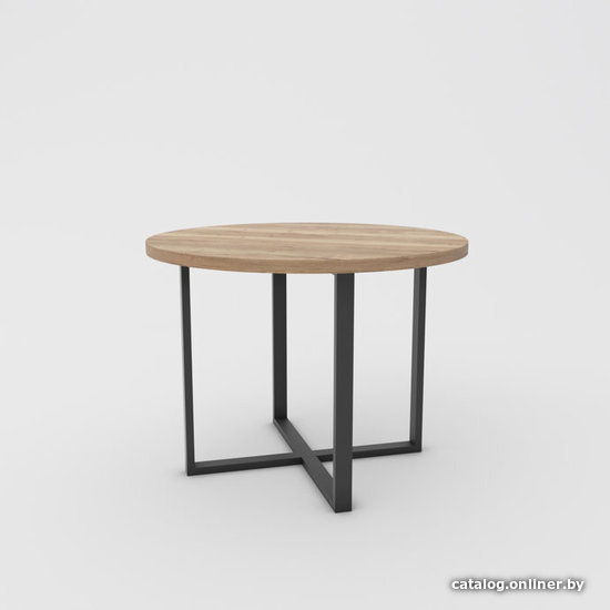 

Кухонный стол Hype Mebel Раунд 80x80 (черный/дуб галифакс натуральный)