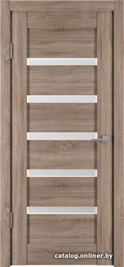 

Межкомнатная дверь IstokDoors Горизонталь-5 ДЧ 60x200 (спил седой/светлое стекло)