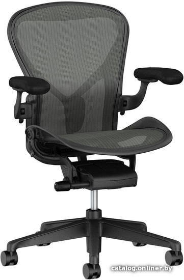 

Ортопедическое кресло Herman Miller Aeron (цвет графит, размер С, полная комплектация)