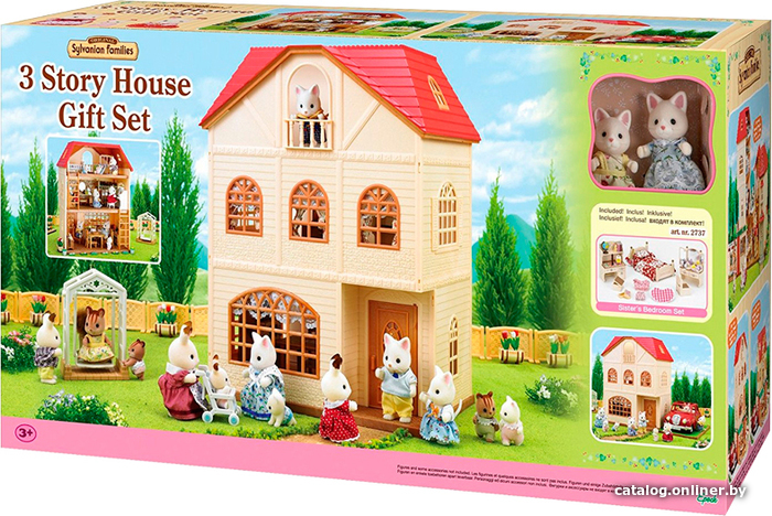 

Кукольный домик Sylvanian Families Трехэтажный дом 2737