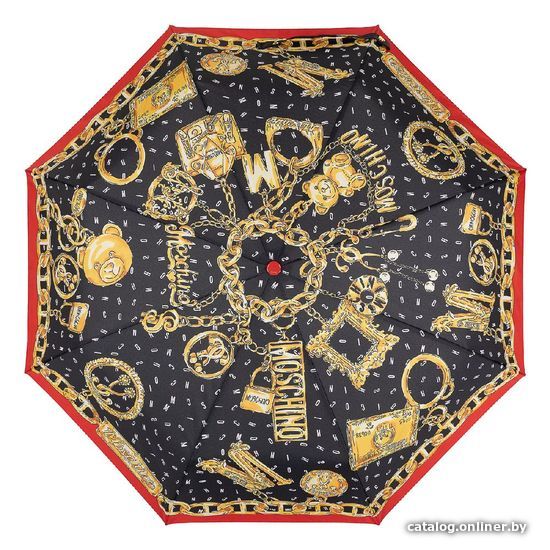 

Складной зонт Moschino Bear charms Black