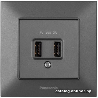 

Розетка USB Panasonic Arkedia Slim WNTC02312DG-BY
