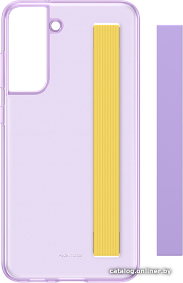 

Чехол для телефона Samsung Slim Strap Cover S21 FE (фиолетовый)