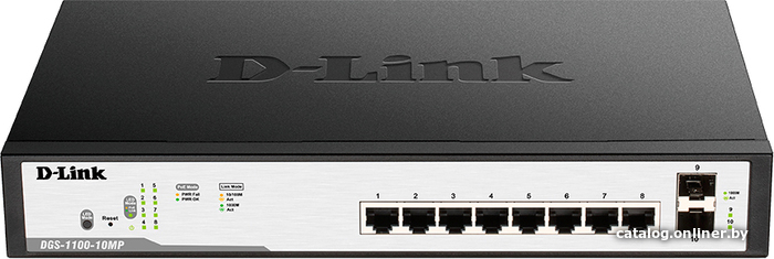 

Управляемый коммутатор 2-го уровня D-Link DGS-1100-10MP/C1A