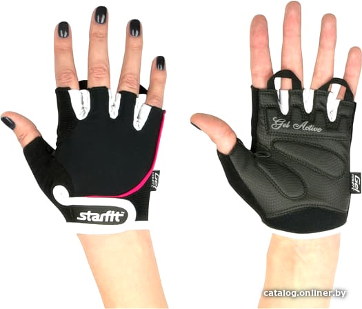 

Перчатки Starfit SU-111 XS (черный/белый/розовый)