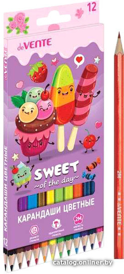 

Набор цветных карандашей deVente Sweet 5022101 (12 цв)