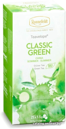 

Зеленый чай Ronnefeldt Classic Green Зелёный Классический 25 шт