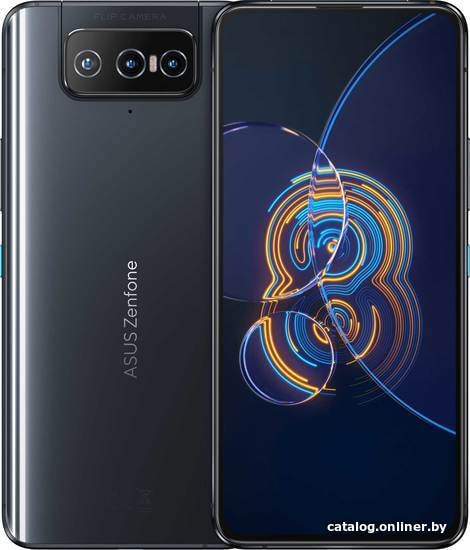 

Смартфон ASUS Zenfone 8 Flip ZS672KS 8GB/256GB (черный)
