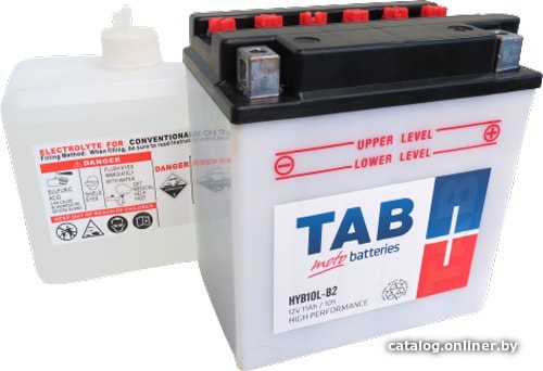 

Мотоциклетный аккумулятор TAB YB10L-B2 (11 А·ч)