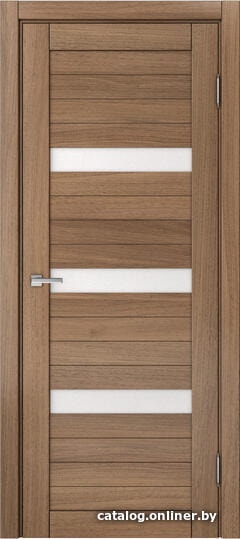 

Межкомнатная дверь MDF-Techno Dominica 120 50x200 (орех золотой, стекло лакобель белый)