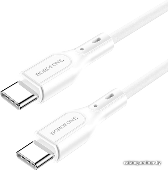 

Кабель Borofone BX66 USB Type-C to USB Type-C (1 м, белый)