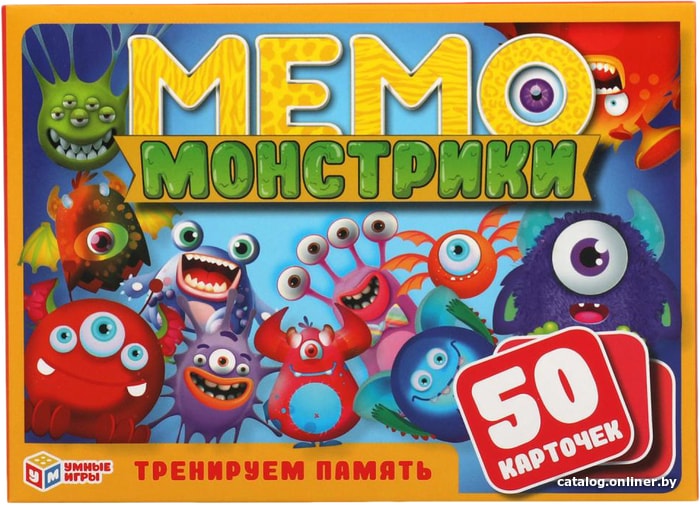 

Настольная игра Умные игры Мемо. Монстрики