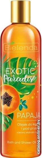 

Bielenda Масло для душа Exotic Paradise папайя 400 мл