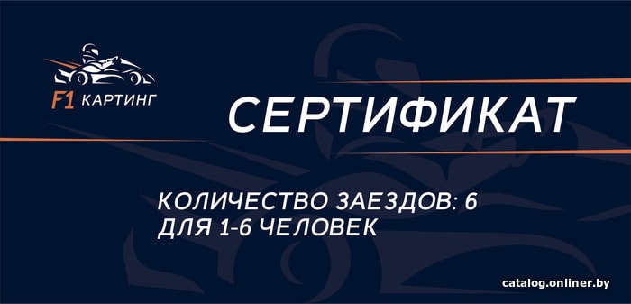 

F1-Картинг 6 заездов
