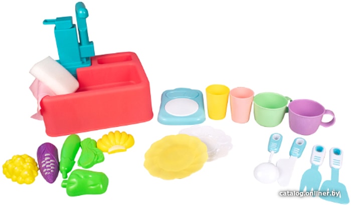 

Набор игрушечной посуды Qunxing Toys Кухня Мойка 168A-20A