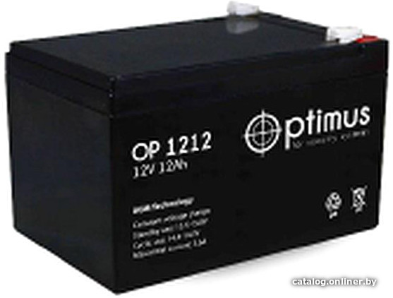 

Аккумулятор для ИБП Optimus OP 1212 (12В/12 А·ч)
