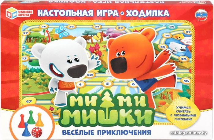 

Детская настольная игра Умные игры Ми-ми-мишки. Веселые приключения