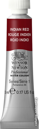 

Акварельные краски Winsor & Newton Professional 102317 (5 мл, индийский красный)