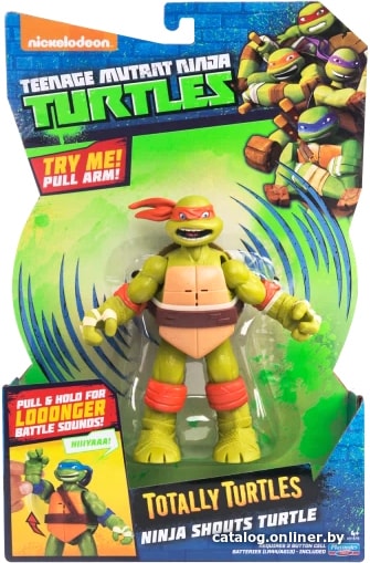 

Экшен-фигурка Playmates Toys Майк клич ниндзя 15 см 91675
