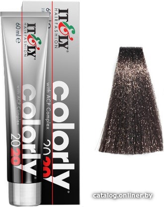 

Крем-краска для волос Itely Hairfashion Colorly 2020 6K дымчатый темно-русый
