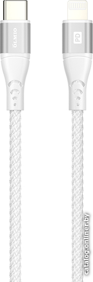 

Кабель Olmio 041659 USB Type-C - Lightning (1.2 м, белый)