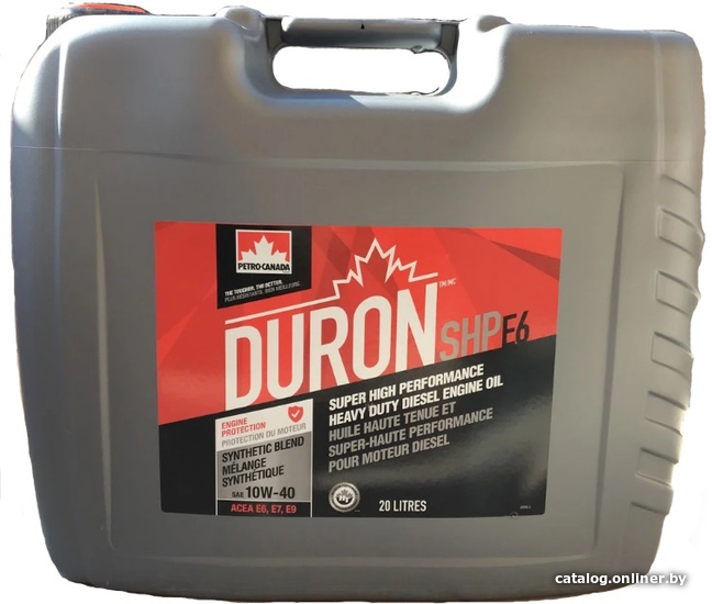 

Моторное масло Petro-Canada Duron SHP E6 10W-40 20л