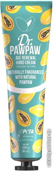 

Dr.Pawpaw Крем для рук Age Renewal Hand Cream Papaya без запаха 30 мл