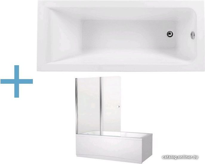 

Ванна Aquanet Bright 165x70 (со шторкой)