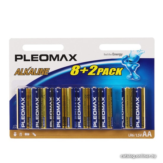 

Батарейка Pleomax Alkaline AA 10 шт.