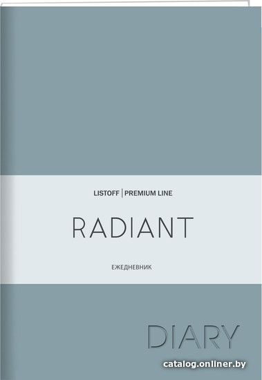 

Ежедневник Канц-Эксмо Radiant. Серо-синий ЕКР62215208 (176 л)