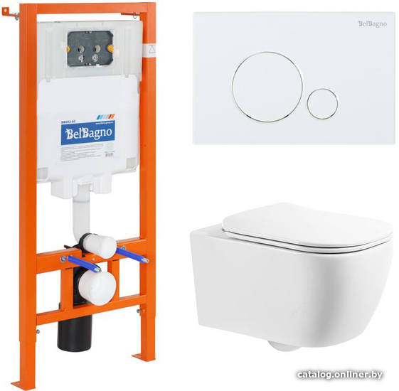 

Унитаз BelBagno BB1102CH/BB1102SC/BB002-80/BB014-SR-BIANCO