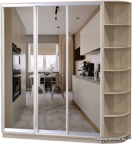 

Шкаф-купе Vivat Mebel D3-08 240x60 (дуб сонома)