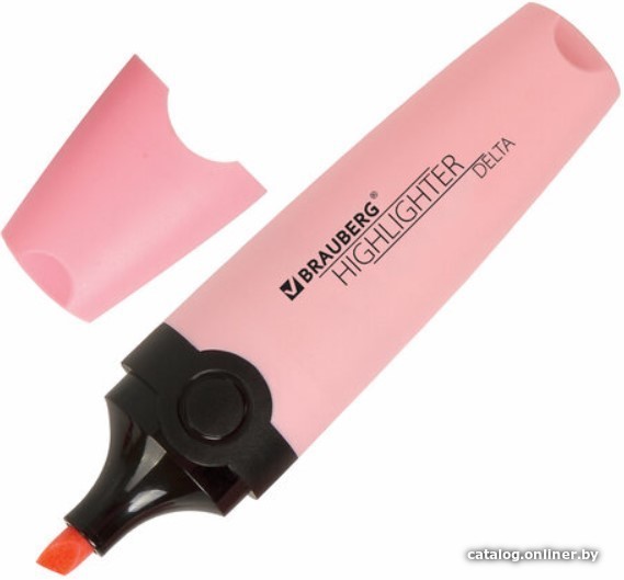 

Текстовыделитель BRAUBERG Delta Pastel 151731 (розовый)