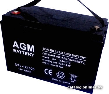 

Аккумулятор для ИБП AGM Battery GPL 121000 (12В/100 А·ч)