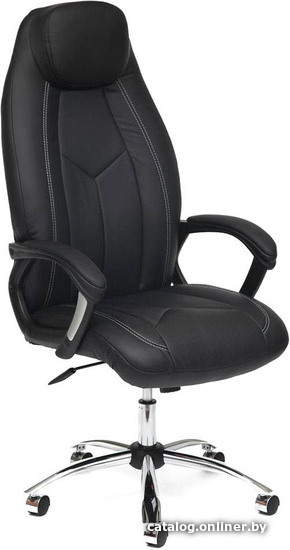 

Кресло TetChair Boss (иск.кожа, хром/черный)
