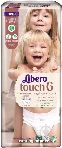 

Трусики-подгузники Libero Touch 6 (30 шт)