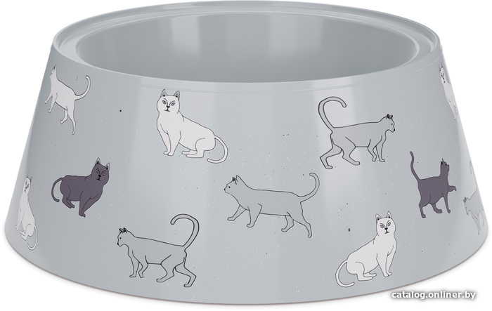 

Миска Альтернатива Cats М4368 (0.7 л, серый)