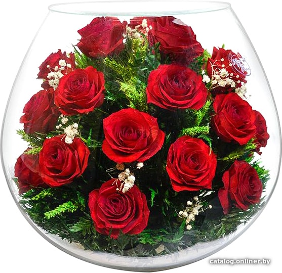 

Цветы, букеты Natural Flower Products Композиция из красных роз IIY