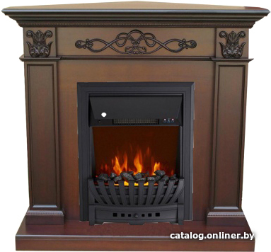 

Каминокомплект Smolcom Verona Corner STD-ASP с Aspen Black (дуб антик)