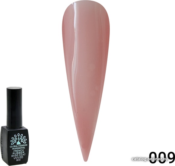 

Основа Global Fashion Rubber Base Coat French (тон 09) 8 мл