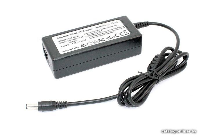 

Сетевое зарядное RageX HP 12В, 4.16A, 5.5x2.5мм