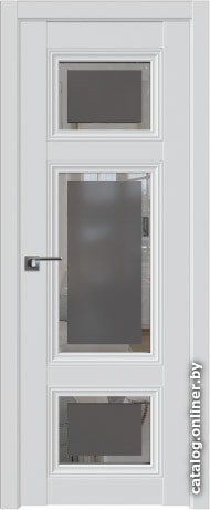 

Межкомнатная дверь ProfilDoors 2.105U 60x200 (аляска, стекло square графит)