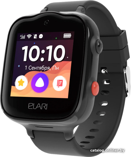 

Детские умные часы Elari KidPhone 4G Bubble (черный)
