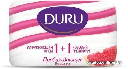 

Duru Крем-мыло 1+1 Увлажняющий крем & Розовый грейпфрут 80 г