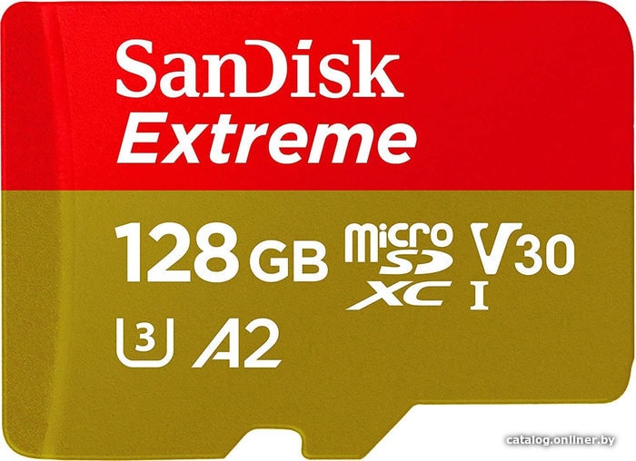 

Карта памяти SanDisk Extreme microSDXC SDSQXA1-128G-GN6GN 128GB