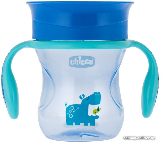 

Поильник Chicco Perfect Cup 00006951200000 (200 мл, голубой)
