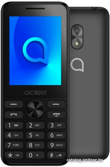 

Кнопочный телефон Alcatel 2003D (темно-серый)